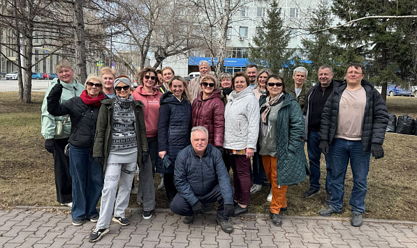 Сотрудники контрольно-счетной палаты города Новосибирска приняли участие в субботнике